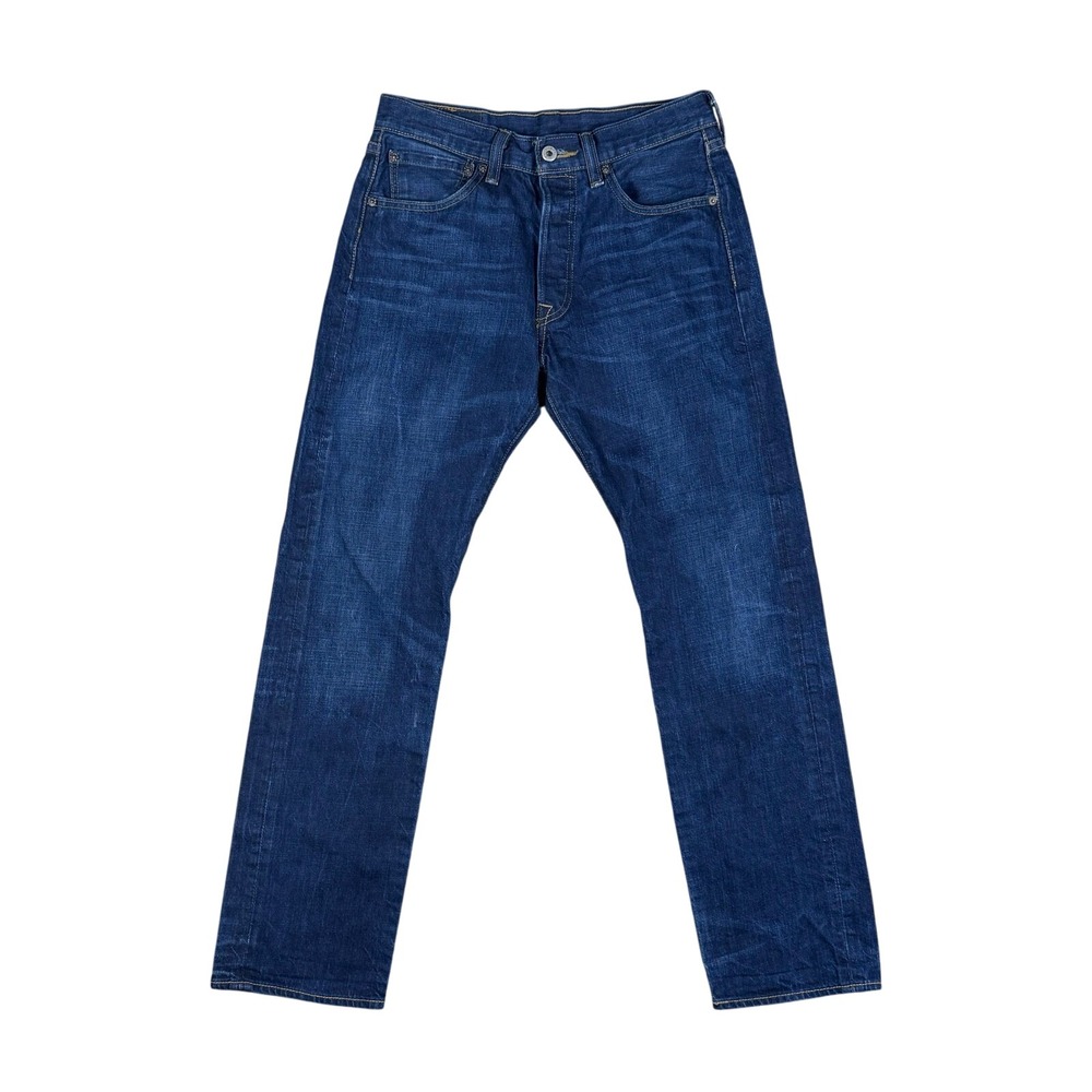 Levi's 501‎ Button Fly Jeans Mens 29x29.5 Blue Straight Fit Classic Denim